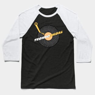 house music is life techno themed design Baseball T-Shirt